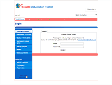 Tablet Screenshot of globaltoolkit.colgate.com